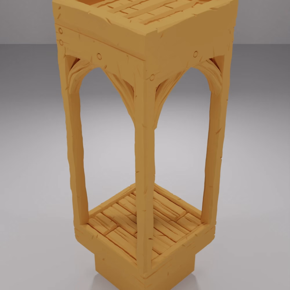 Roof Flat - Medieval Town Part 1 - Dungeon Blocks