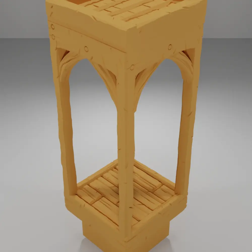 Roof Flat - Medieval Town Part 1 - Dungeon Blocks