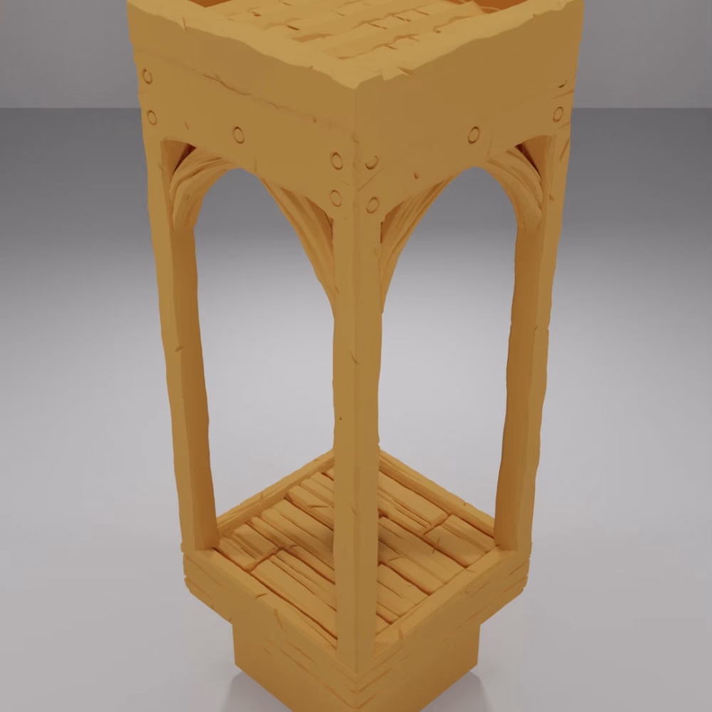 Roof Flat - Medieval Town Part 1 - Dungeon Blocks