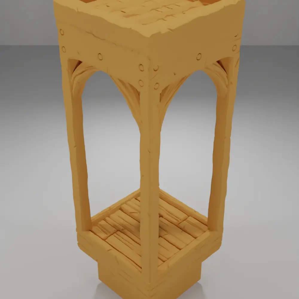 Roof Flat - Medieval Town Part 1 - Dungeon Blocks