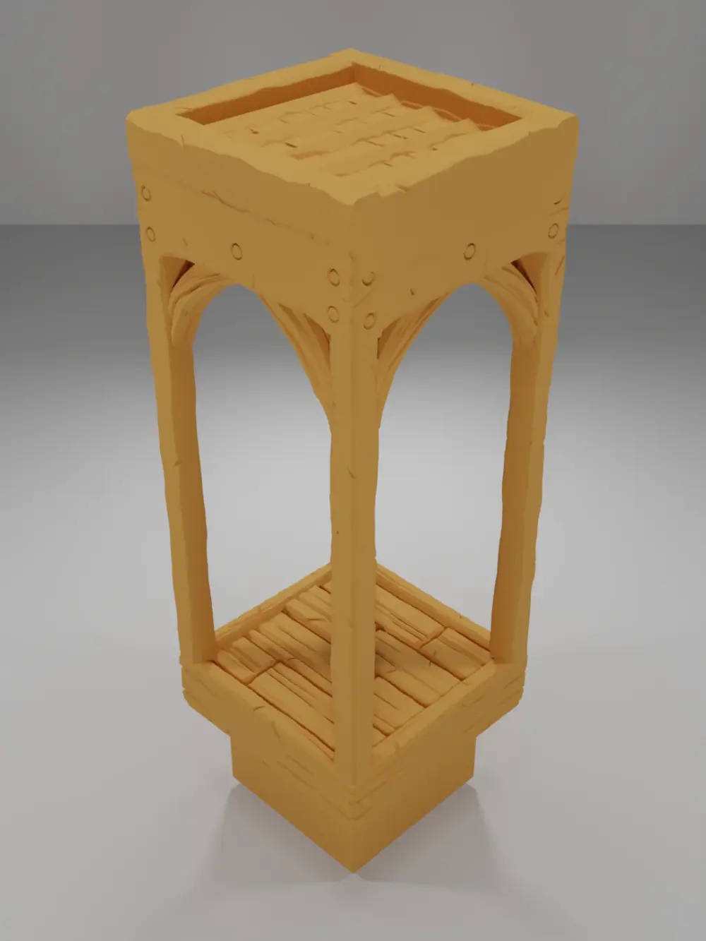 Roof Flat - Medieval Town Part 1 - Dungeon Blocks