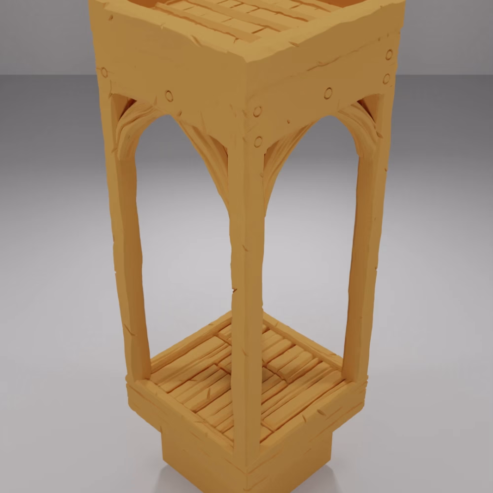 Roof Flat - Medieval Town Part 1 - Dungeon Blocks