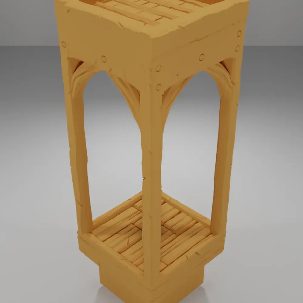 Roof Flat - Medieval Town Part 1 - Dungeon Blocks