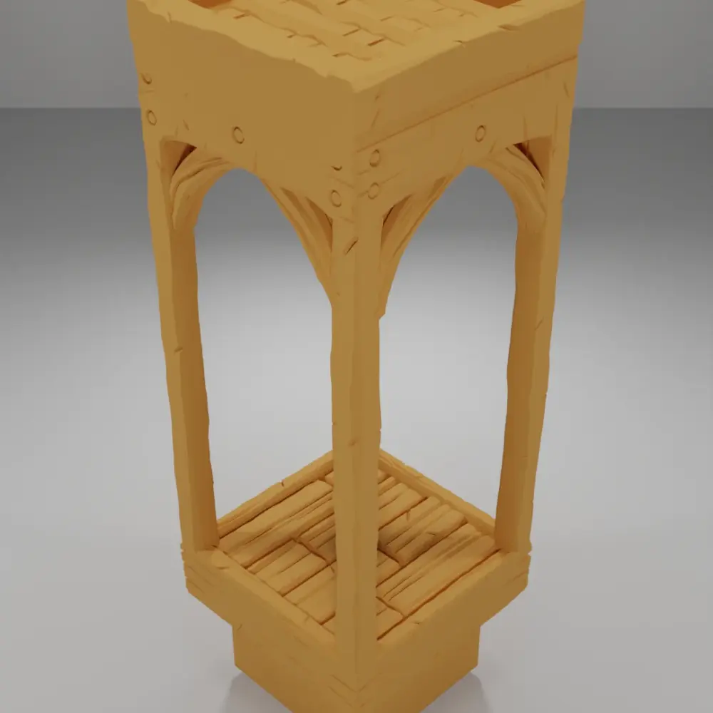 Roof Flat - Medieval Town Part 1 - Dungeon Blocks