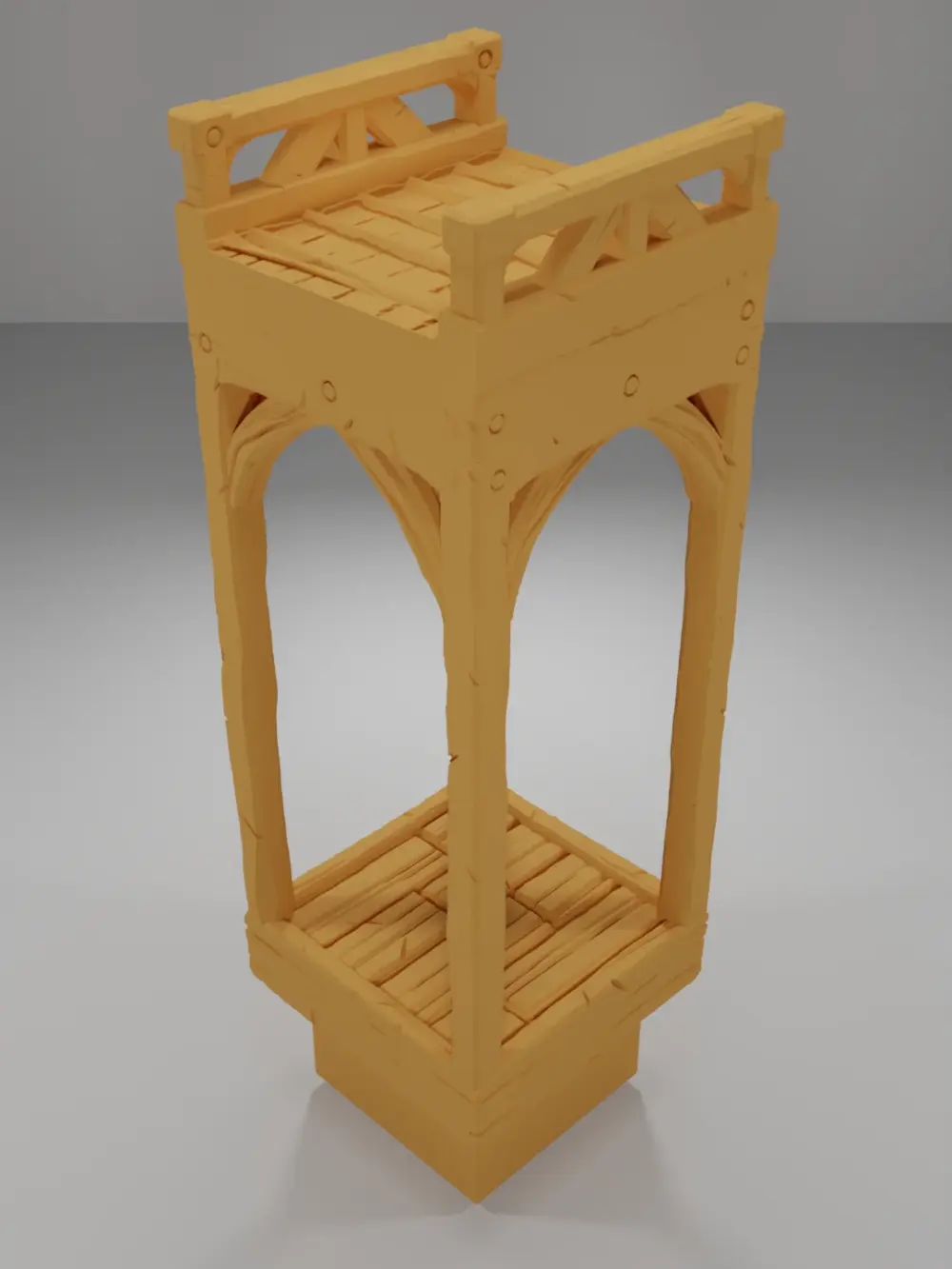 Roof Flat Straight - Medieval Town Part 1 - Dungeon Blocks - MT1-126-NL