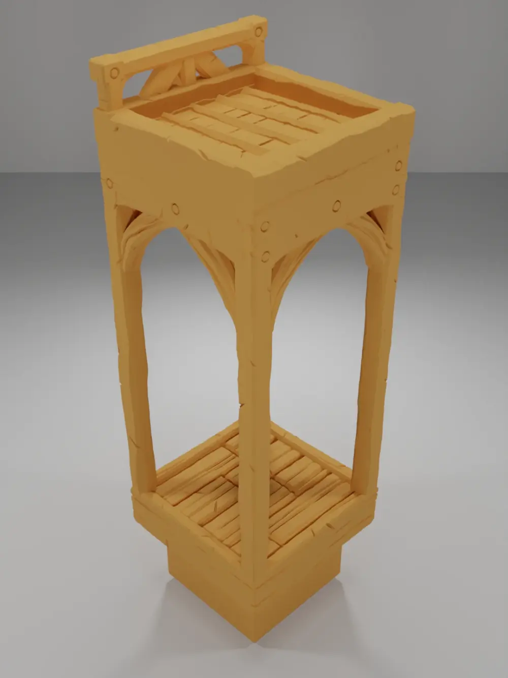 Roof Flat Straight Line - Medieval Town Part 1 - Dungeon Blocks - MT1-131-NL