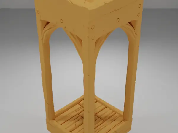 Bench - Medieval Town Part 2 - Dungeon Blocks