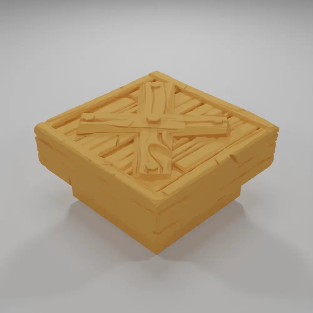 Wood Ground Cross - Medieval Town Part 1 - Dungeon Blocks