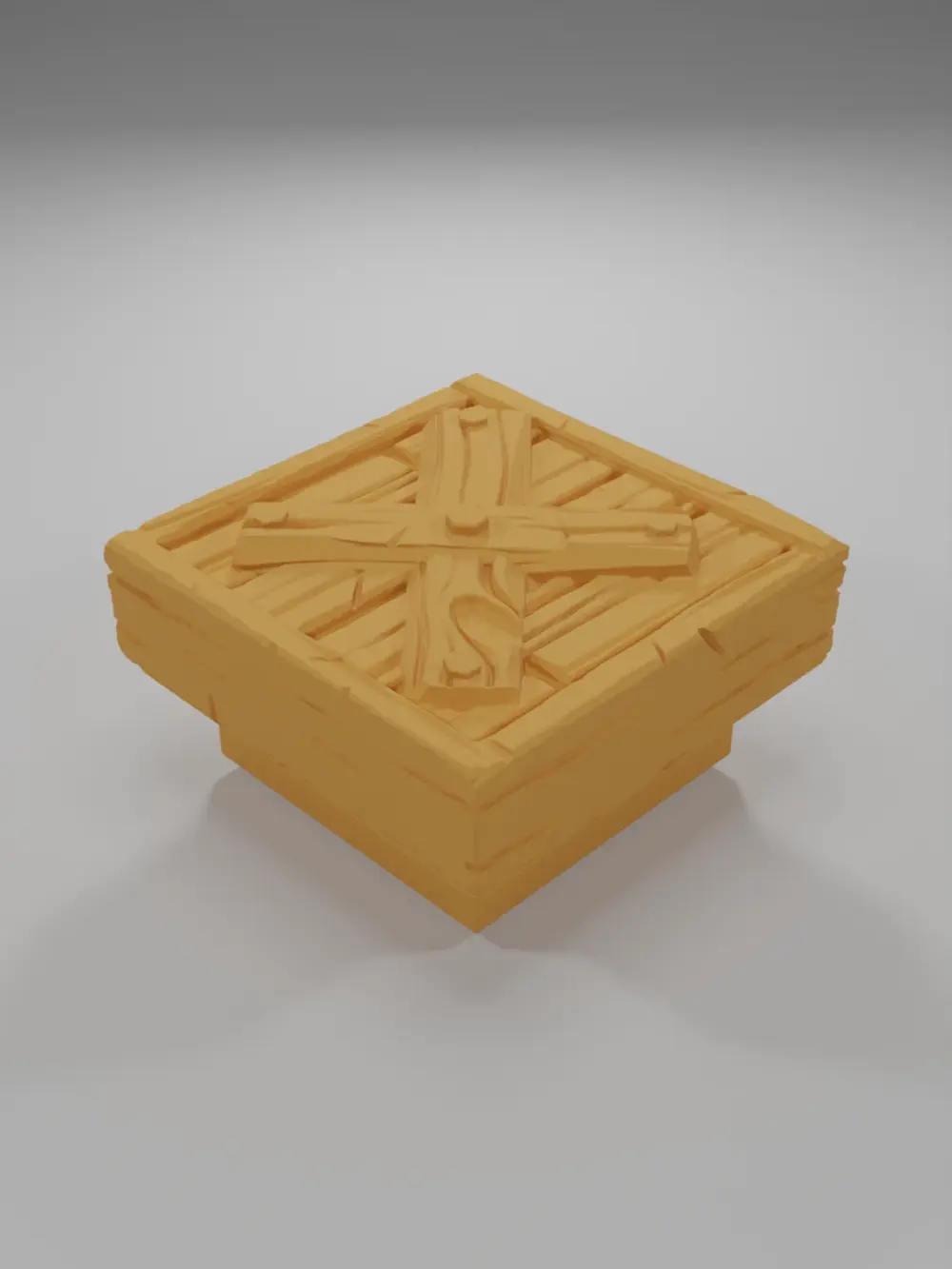 Wood Ground Cross - Medieval Town Part 1 - Dungeon Blocks