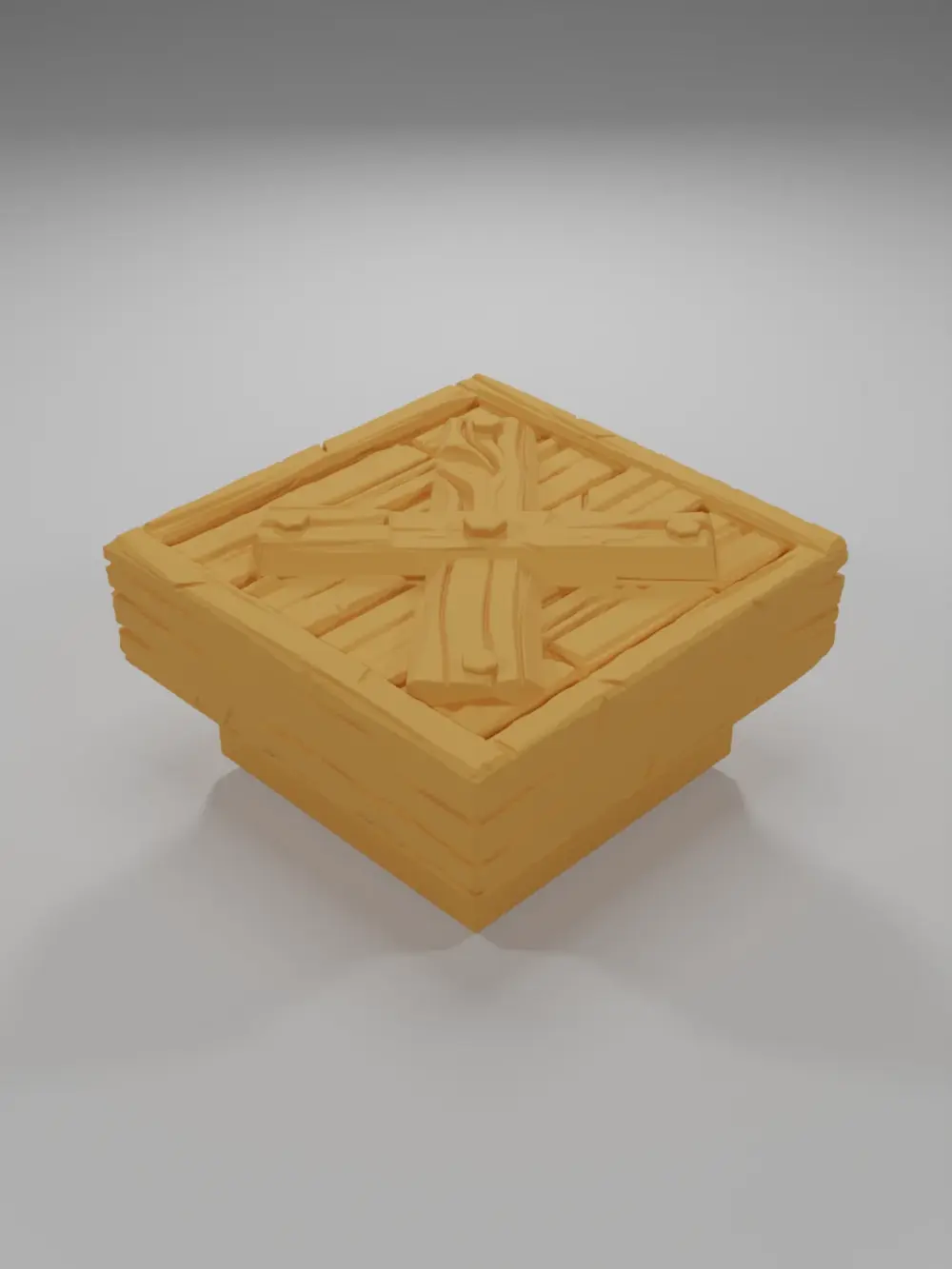 Wood Ground Cross - Medieval Town Part 1 - Dungeon Blocks