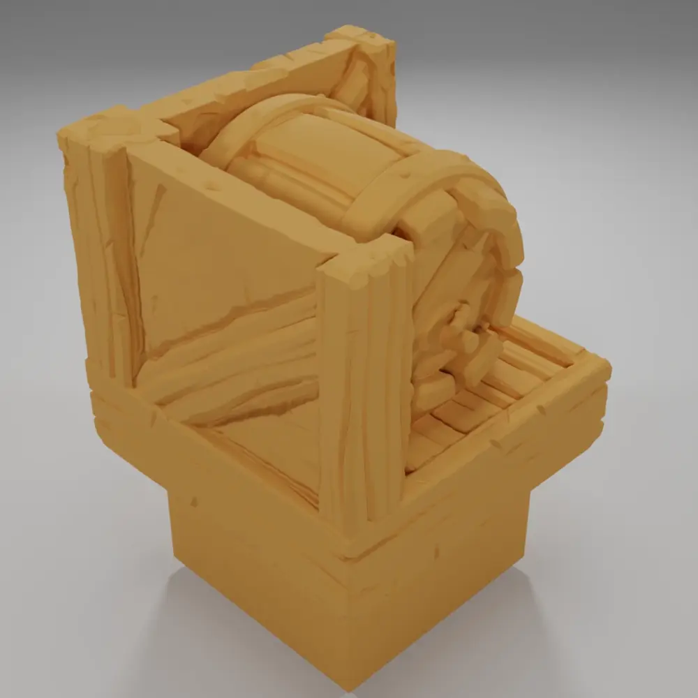 Big Barrel Angle - Medieval Town Part 1 - Dungeon Blocks