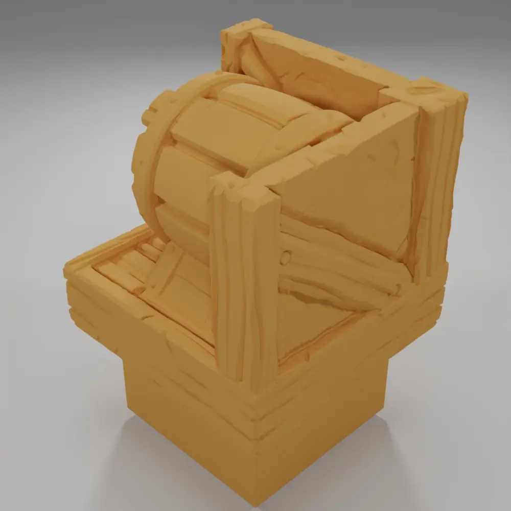 Big Barrel Angle - Medieval Town Part 1 - Dungeon Blocks