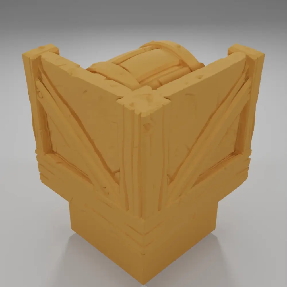 Big Barrel Angle - Medieval Town Part 1 - Dungeon Blocks
