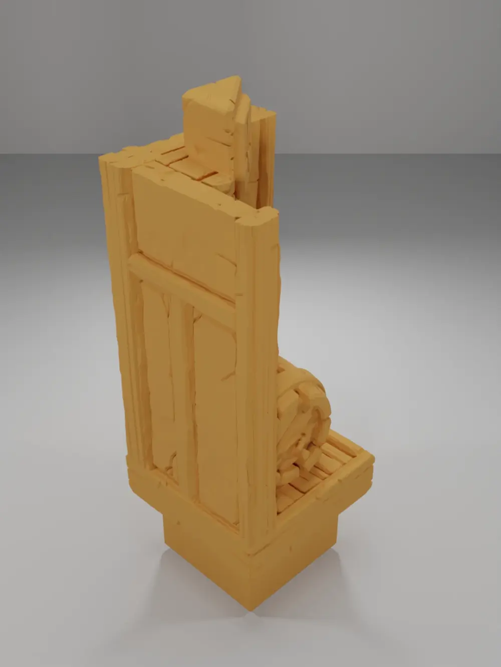 Big Barrel Tall Angle - Medieval Town Part 1 - Dungeon Blocks