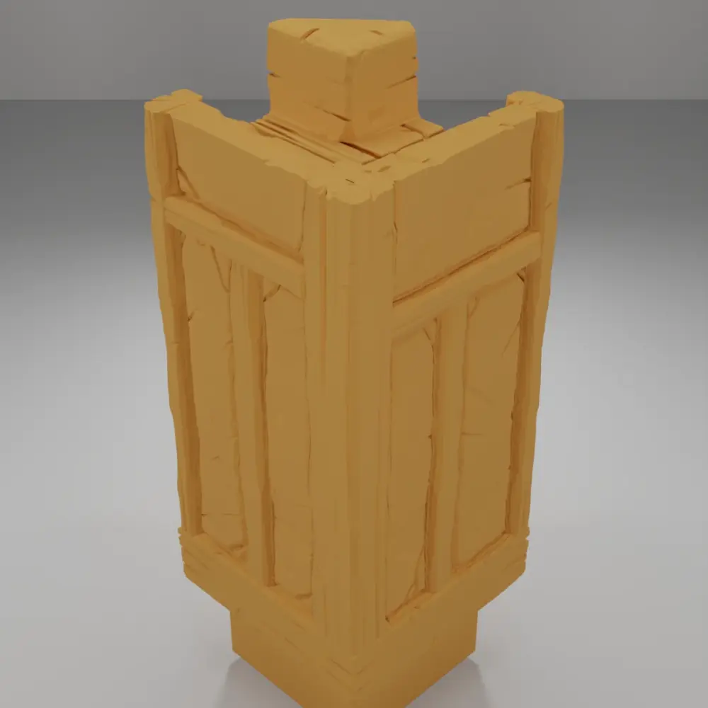 Big Barrel Tall Angle - Medieval Town Part 1 - Dungeon Blocks