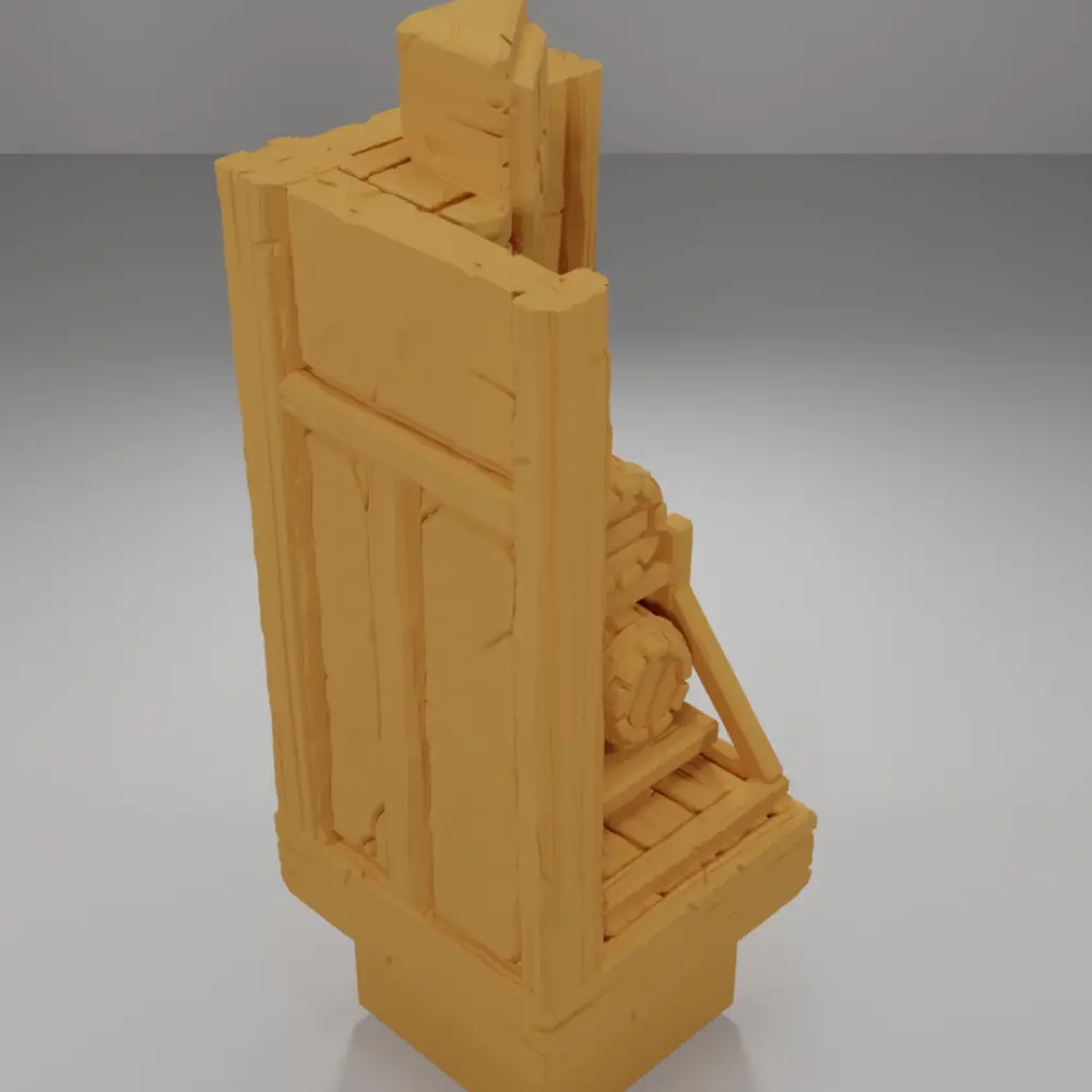 Little Barrels Tall Angle - Medieval Town Part 1 - Dungeon Blocks