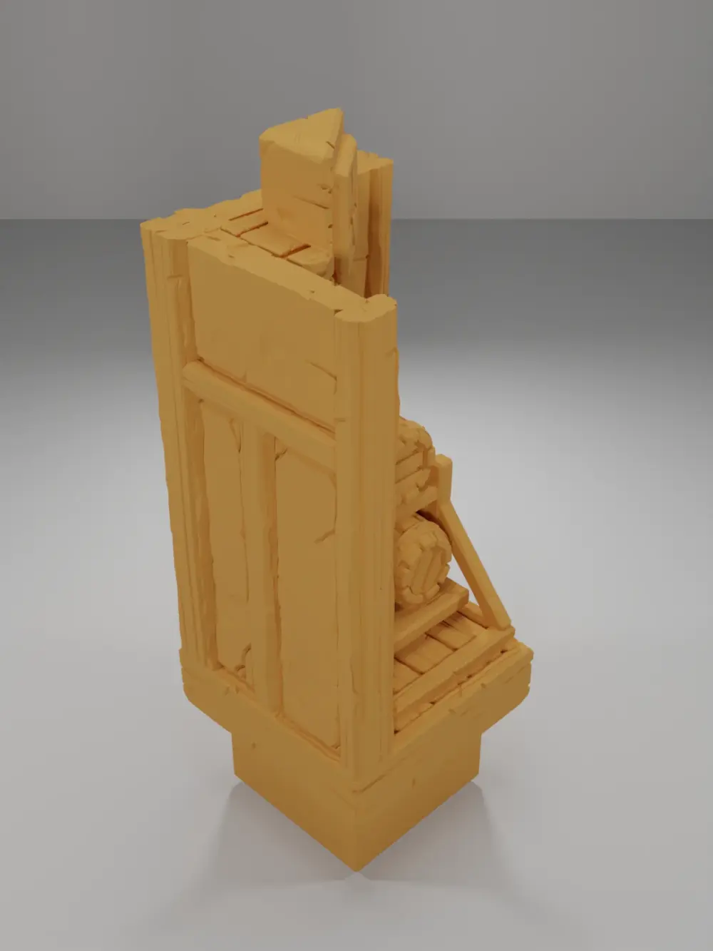 Little Barrels Tall Angle - Medieval Town Part 1 - Dungeon Blocks