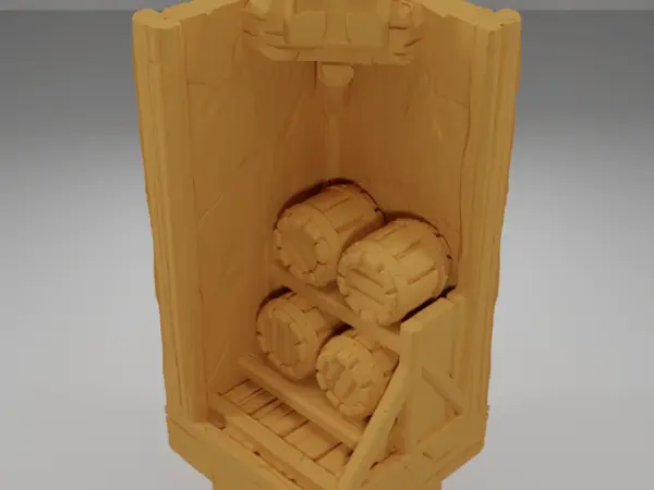 Bench - Medieval Town Part 2 - Dungeon Blocks