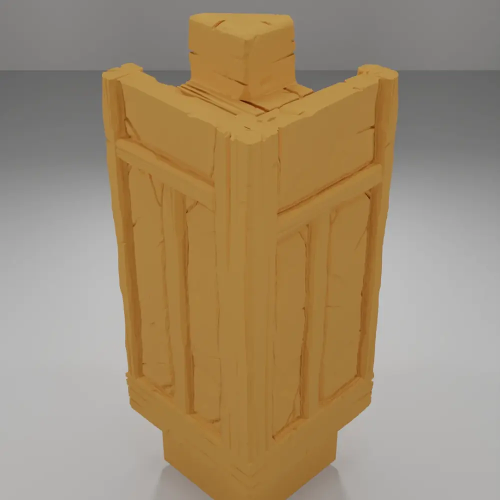 Little Barrels Tall Angle - Medieval Town Part 1 - Dungeon Blocks