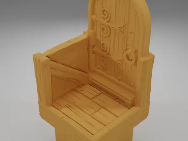 Bench - Medieval Town Part 2 - Dungeon Blocks