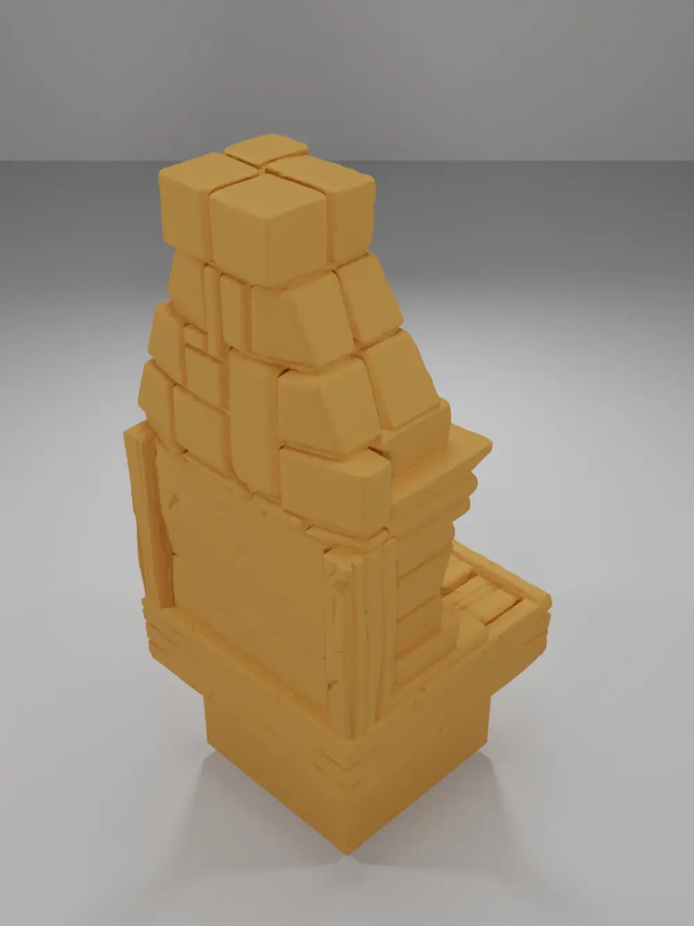 Fireplace Unlit - Medieval Town Part 1 - Dungeon Blocks