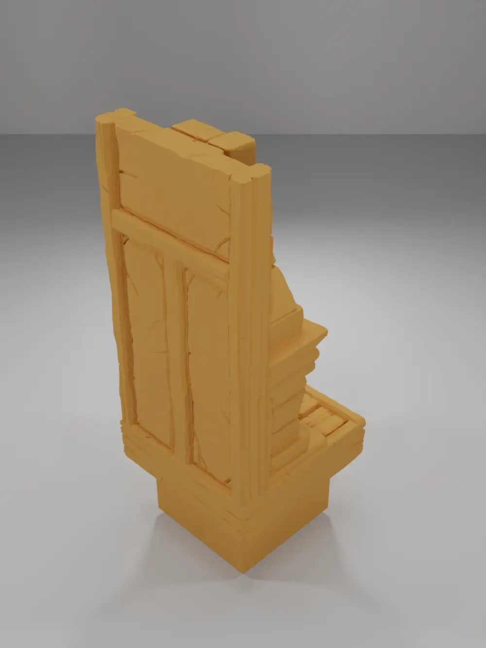 Fireplace Unlit Tall - Medieval Town Part 1 - Dungeon Blocks