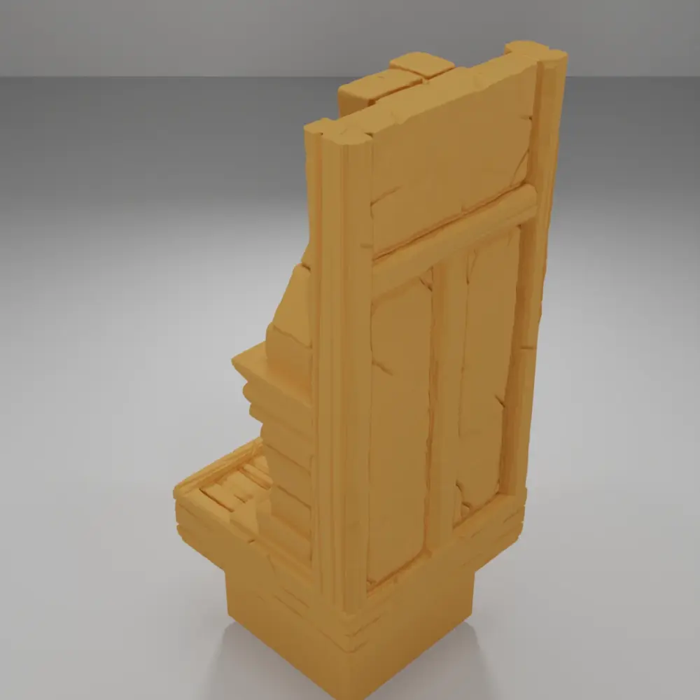 Fireplace Unlit Tall - Medieval Town Part 1 - Dungeon Blocks