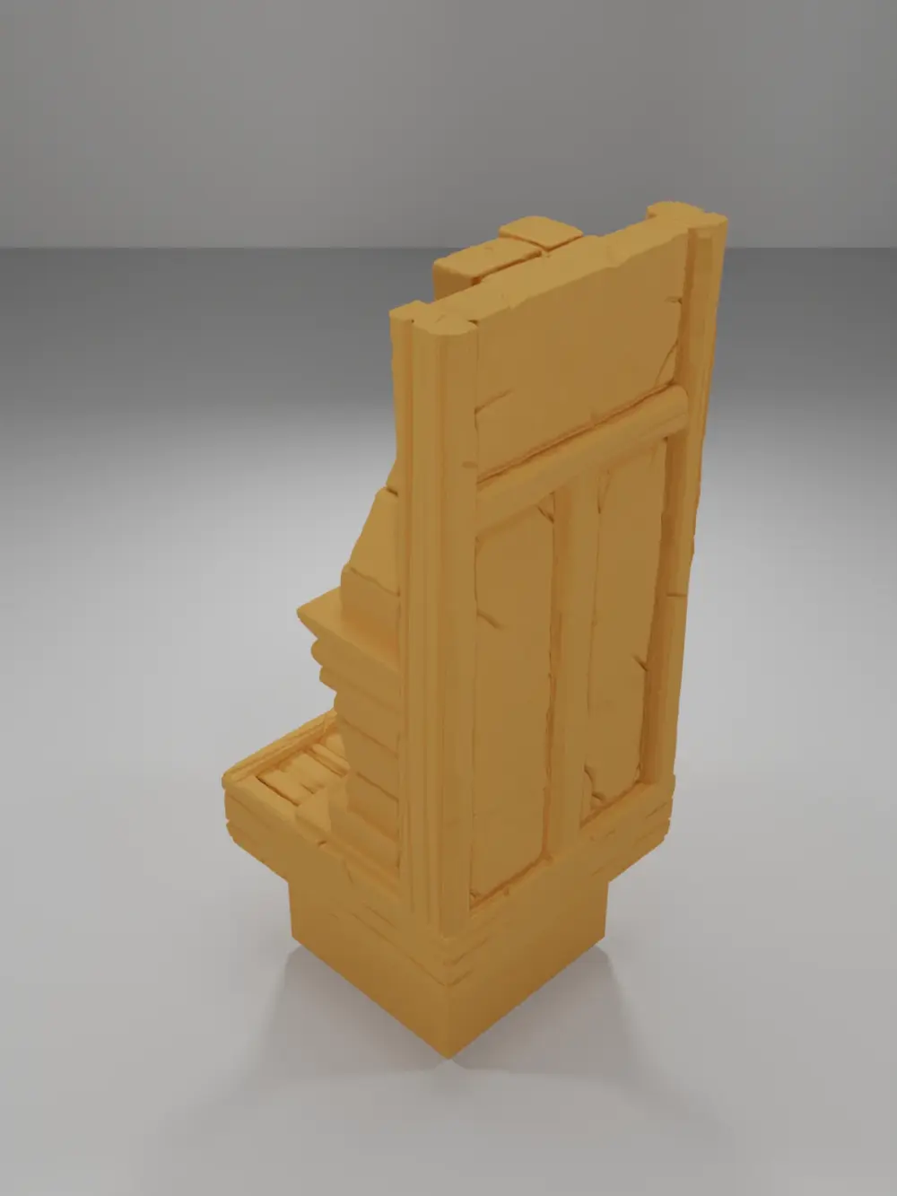 Fireplace Unlit Tall - Medieval Town Part 1 - Dungeon Blocks