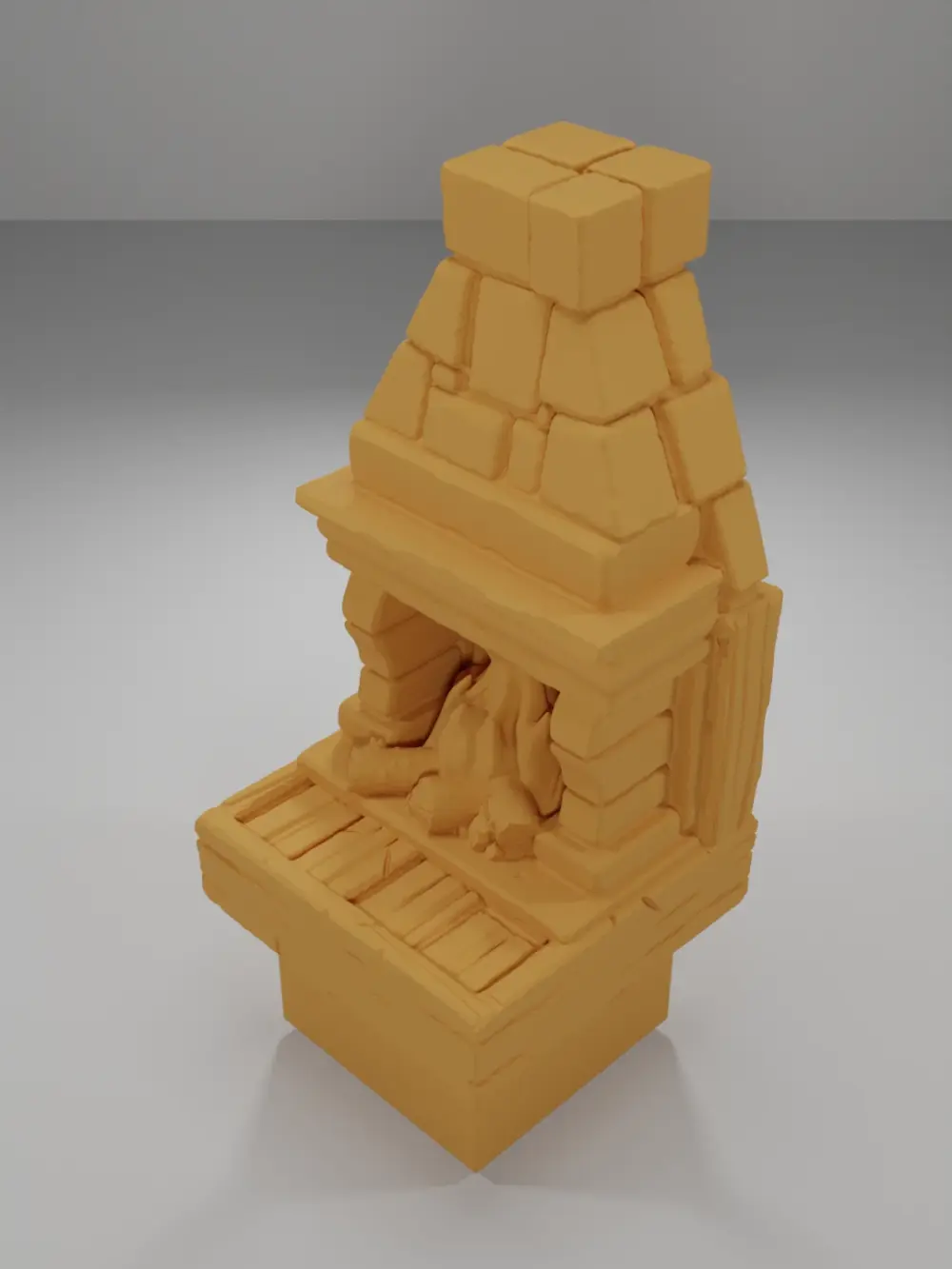 Fireplace - Medieval Town Part 1 - Dungeon Blocks