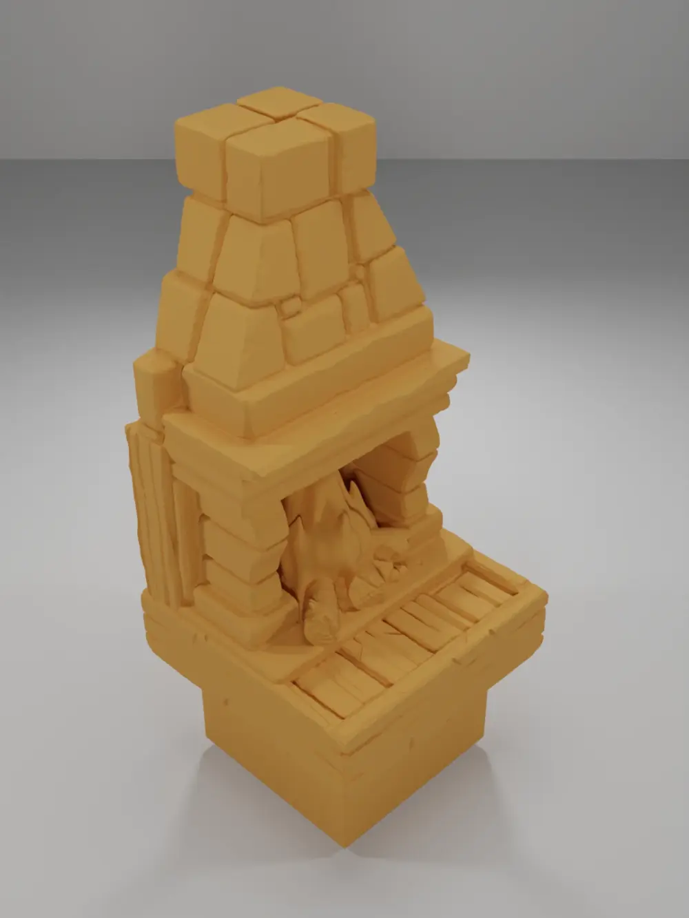 Fireplace - Medieval Town Part 1 - Dungeon Blocks - MT1-147-NL