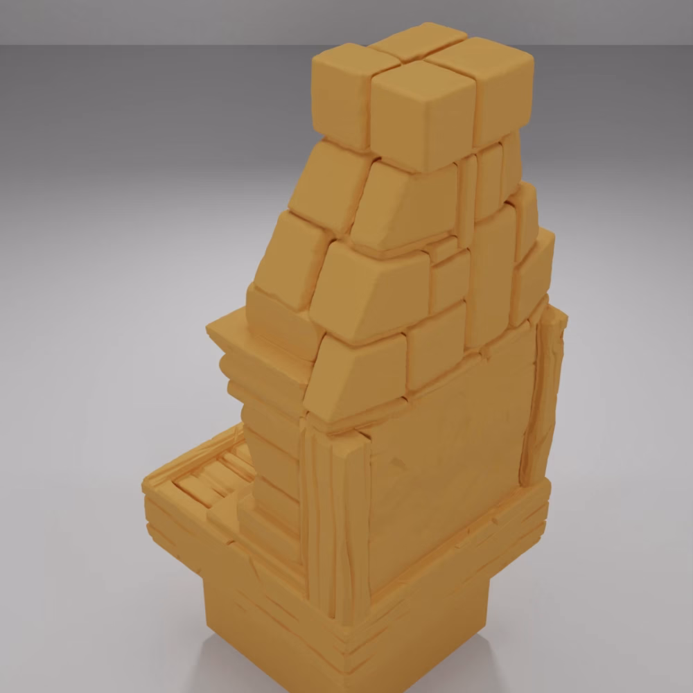 Fireplace - Medieval Town Part 1 - Dungeon Blocks