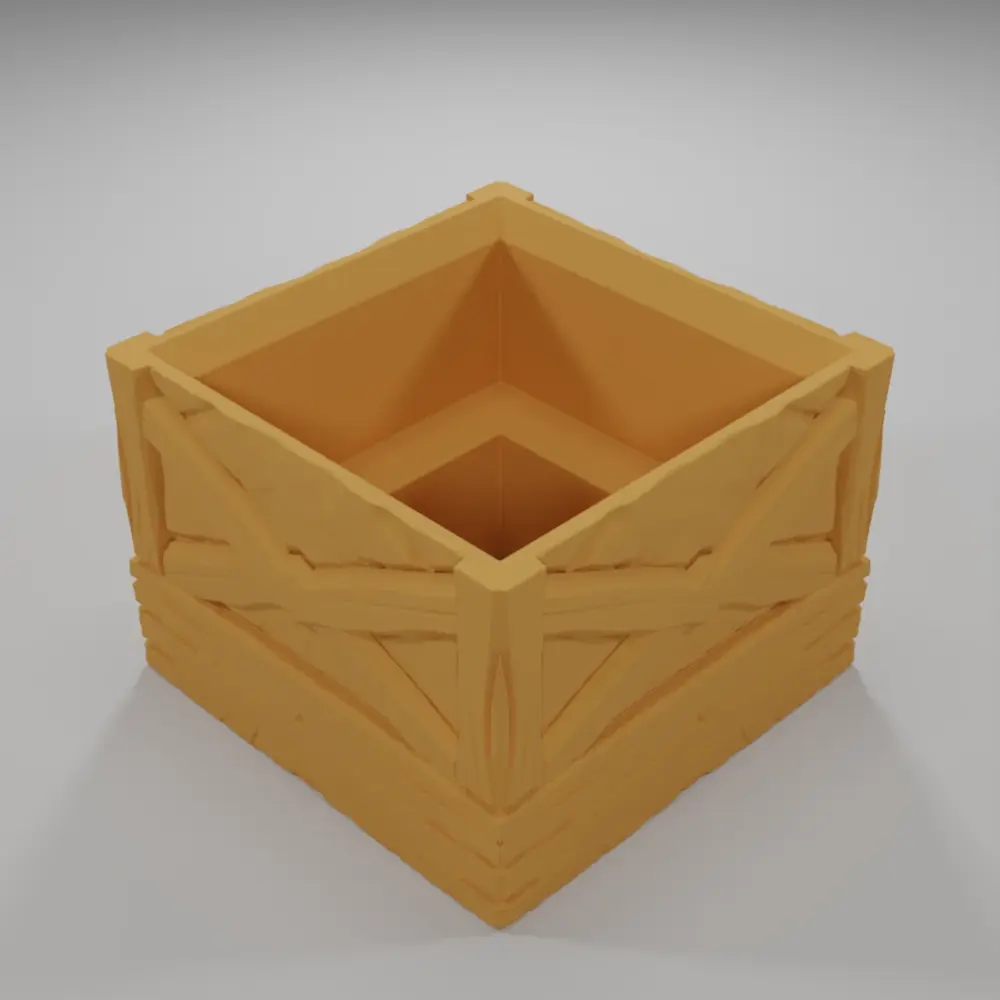 Wood Level Grid 1X1 - Medieval Town Part 1 - Grid