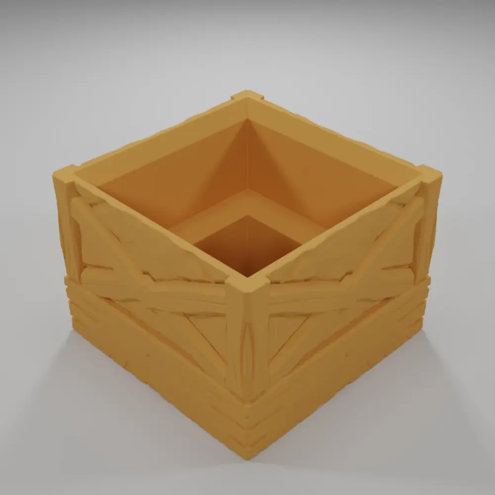 Wood Level Grid 1X1 - Medieval Town Part 1 - Grid