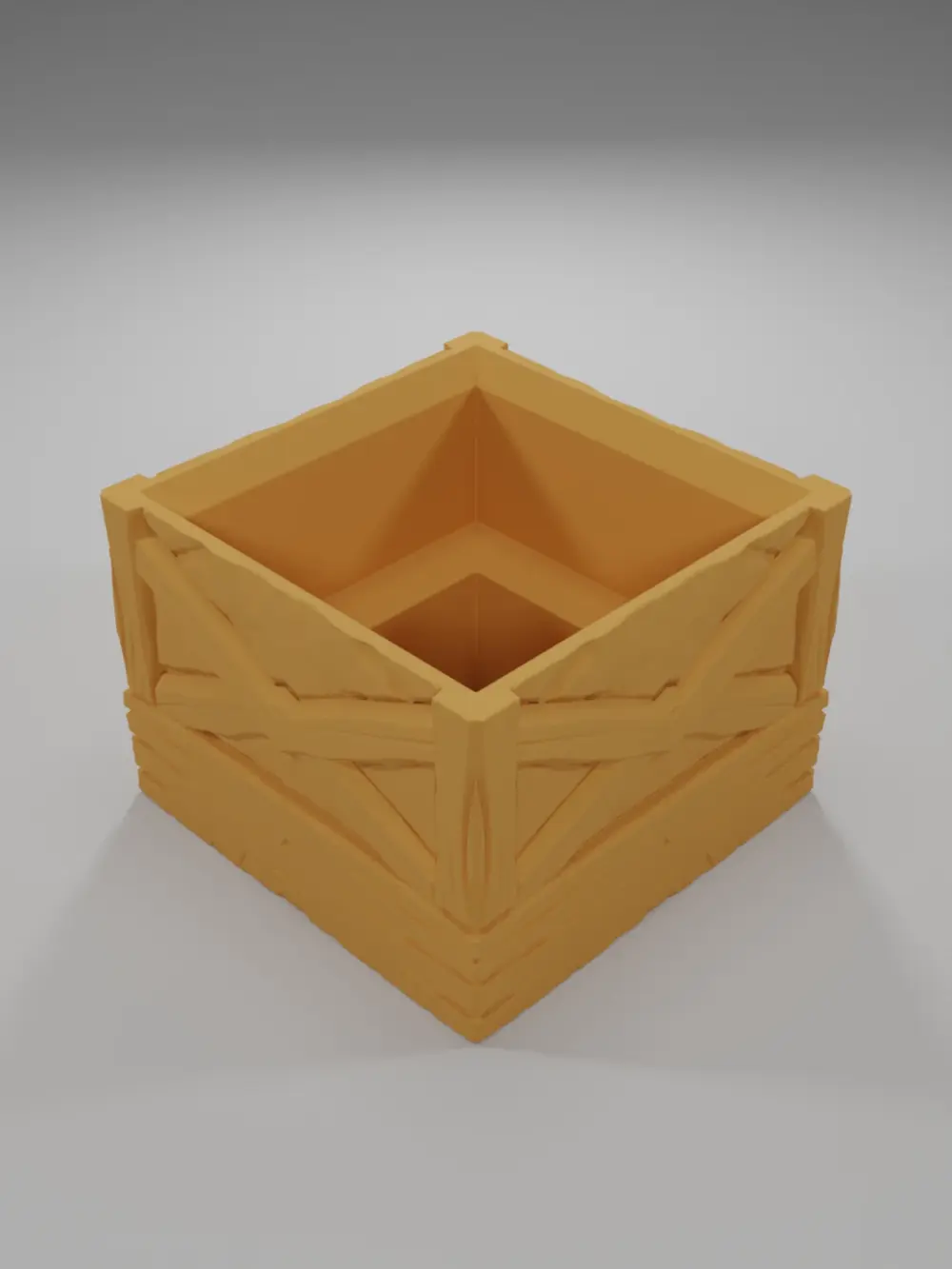 Wood Level Grid 1X1 - Medieval Town Part 1 - Grid