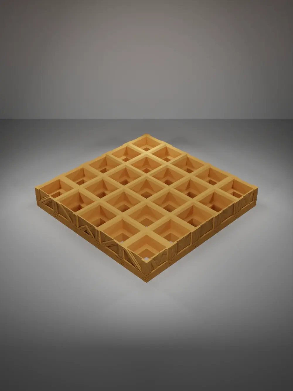 Wood Level Grid 5X5 - Medieval Town Part 1 - Grid