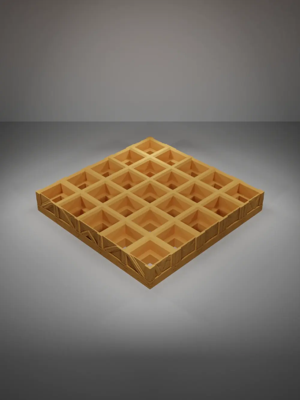 Wood Level Grid 5X5 - Medieval Town Part 1 - Grid