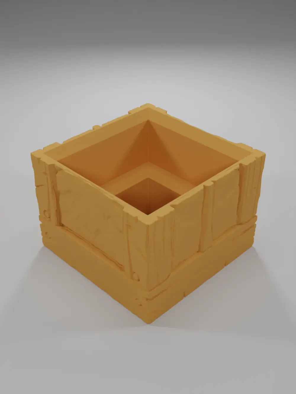 Wood 2 Level Grid 1X1 - Medieval Town Part 1 - Grid
