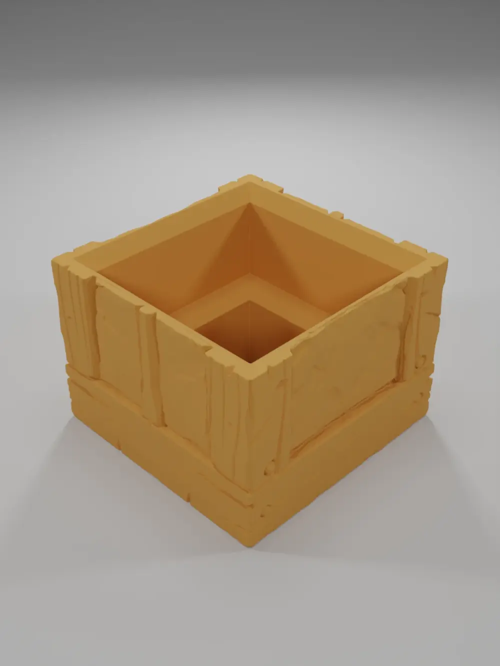 Wood 2 Level Grid 1X1 - Medieval Town Part 1 - Grid