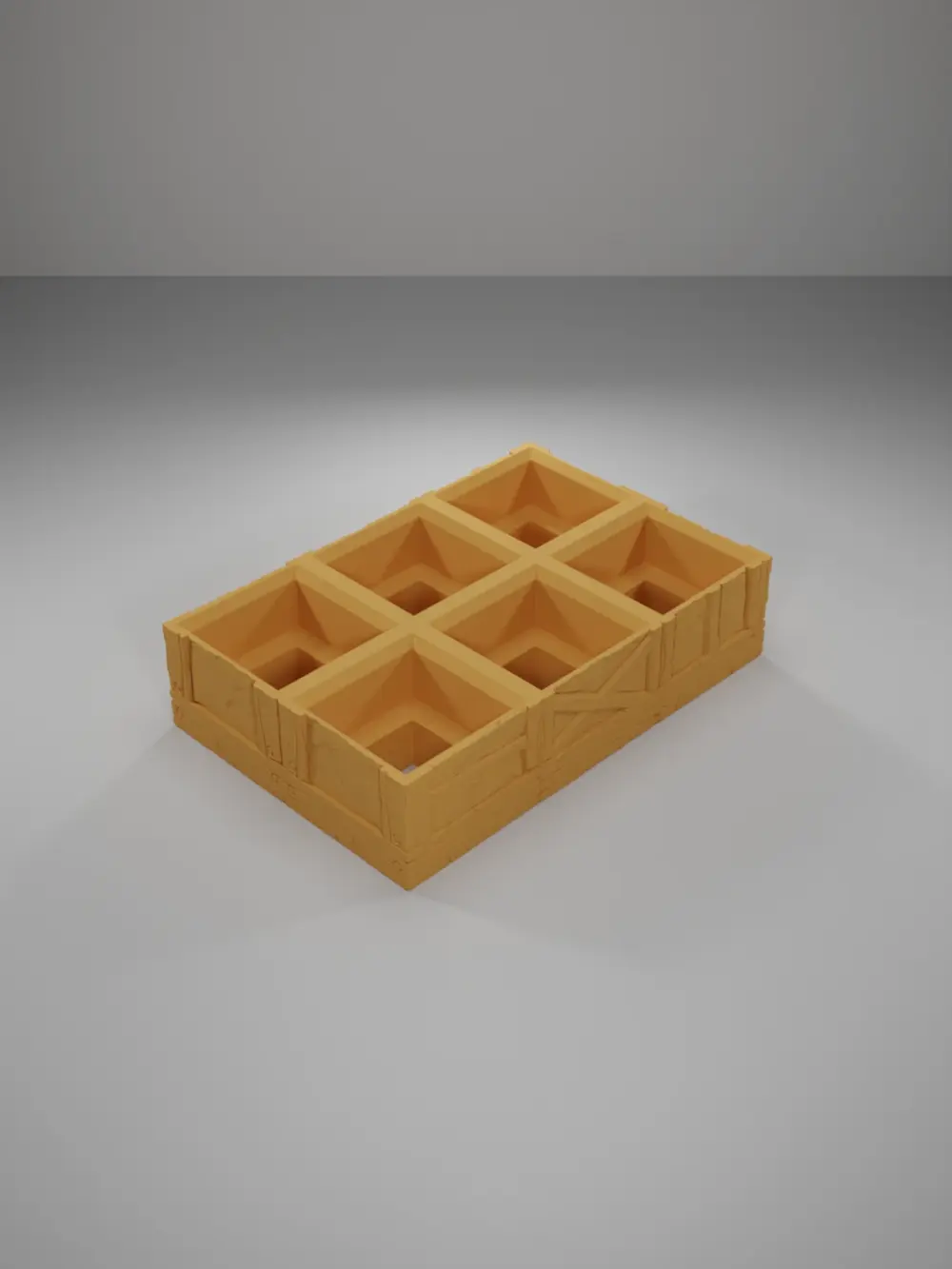 Wood 2 Level Grid 2X3 - Medieval Town Part 1 - Grid