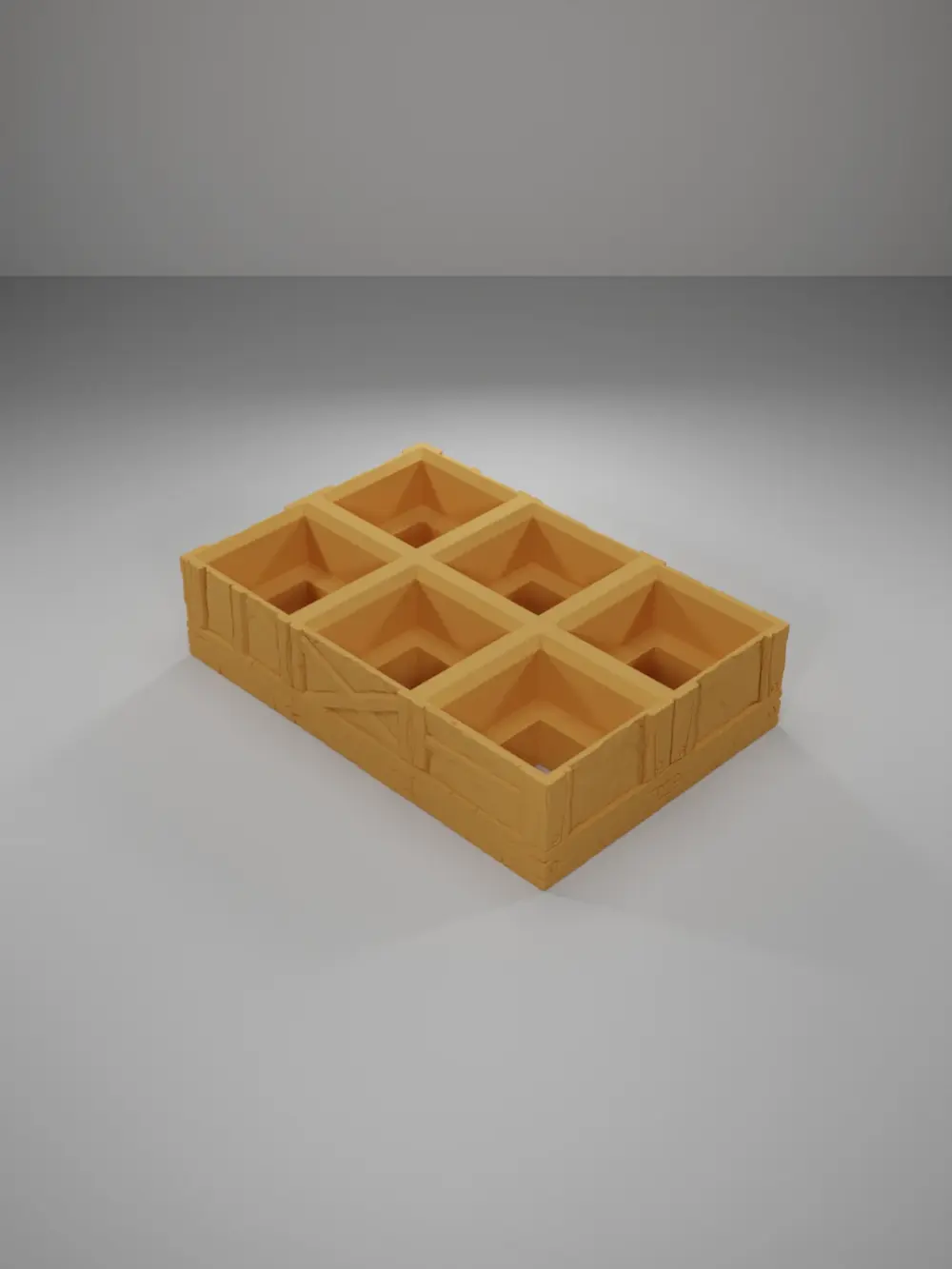 Wood 2 Level Grid 2X3 - Medieval Town Part 1 - Grid