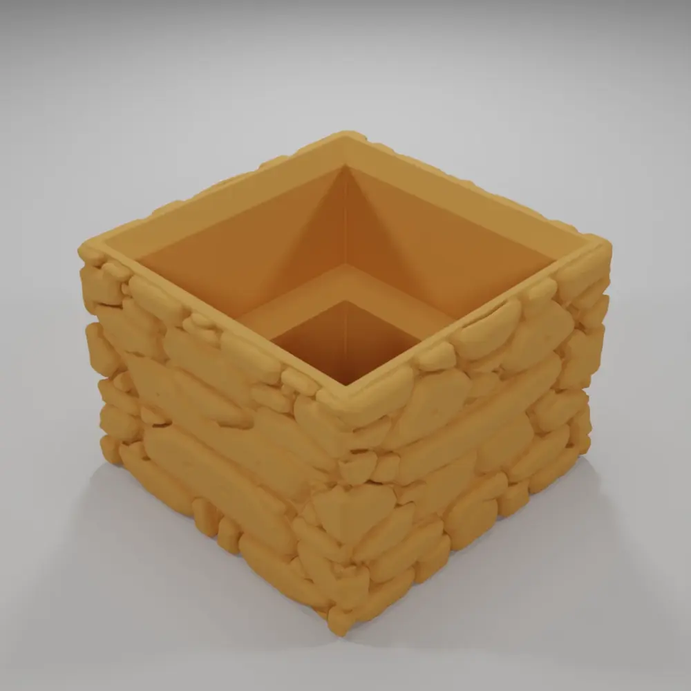 Rock Level Grid 1X1 - Medieval Town Part 1 - Grid