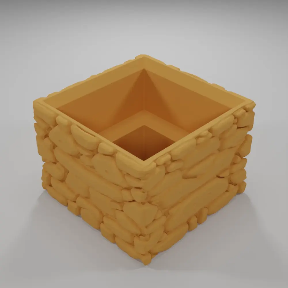 Rock Level Grid 1X1 - Medieval Town Part 1 - Grid