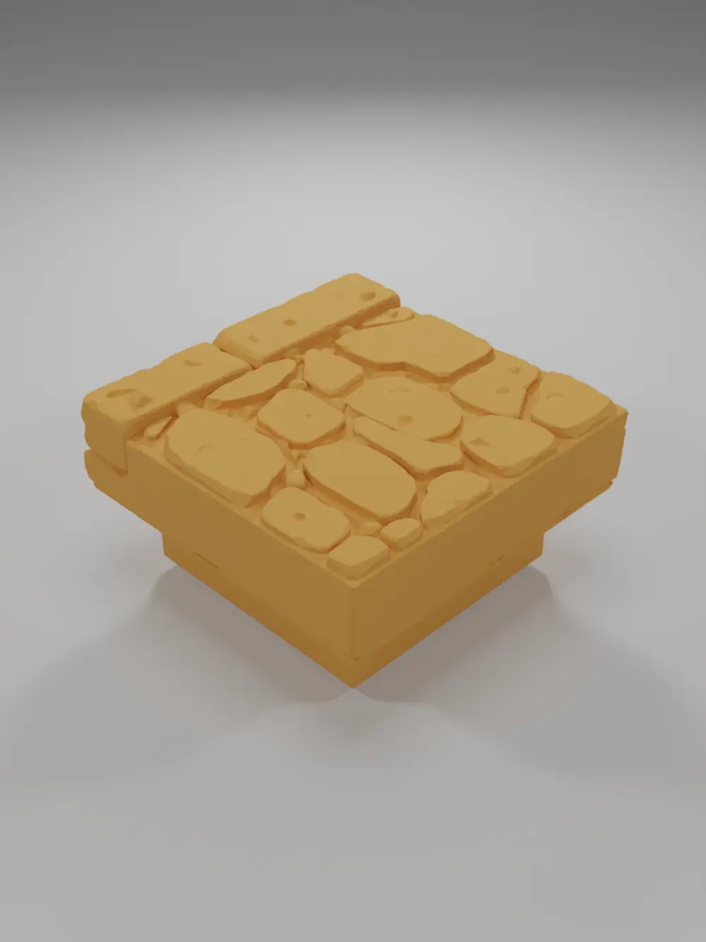 Sidewalk Straight 2 - Medieval Town Part 2 - Dungeon Blocks