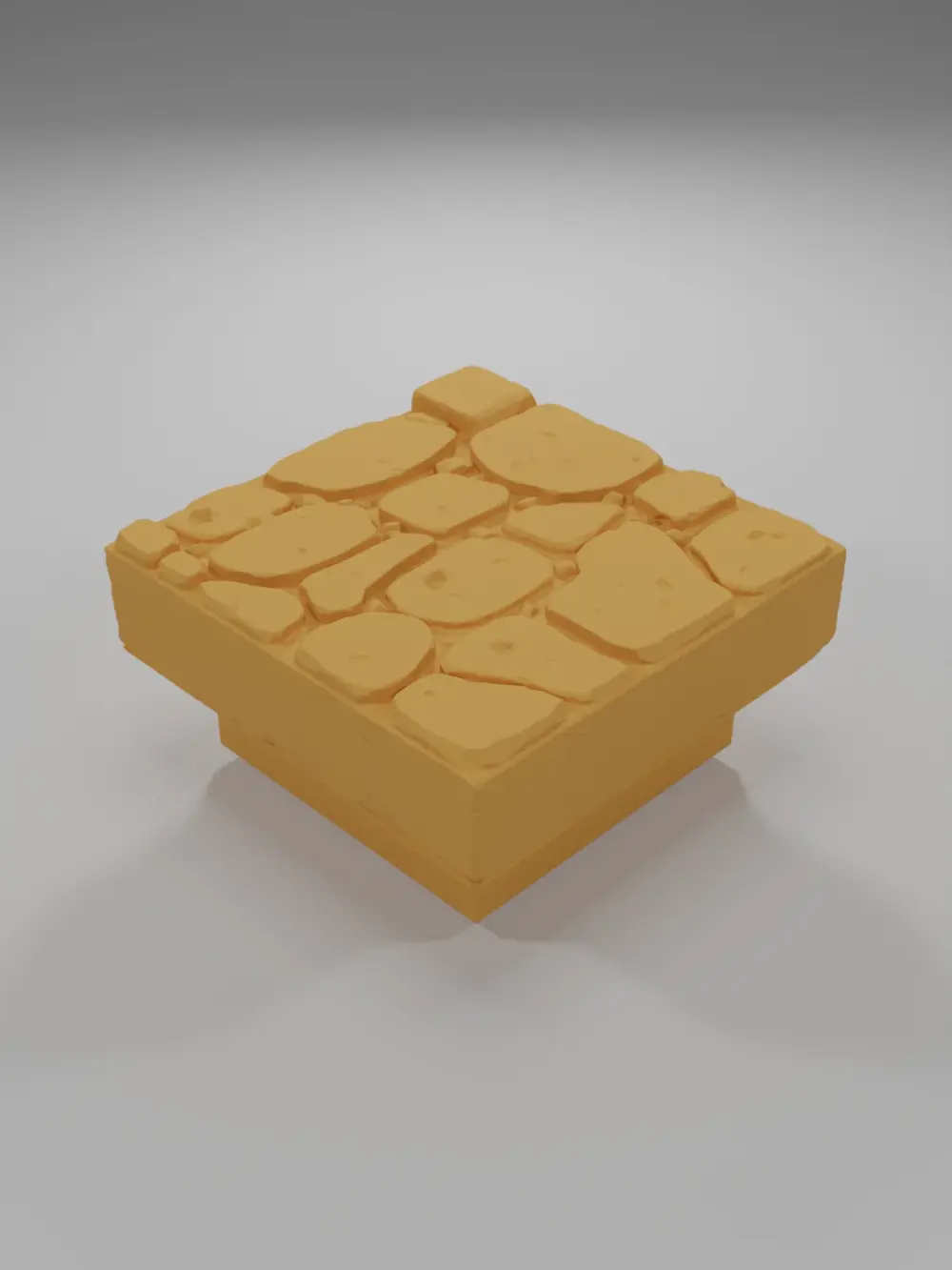 Sidewalk Corner - Medieval Town Part 2 - Dungeon Blocks