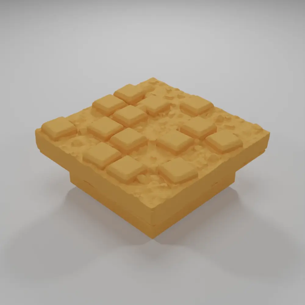 Medium Damaged Paved - Medieval Town Part 2 - Dungeon Blocks