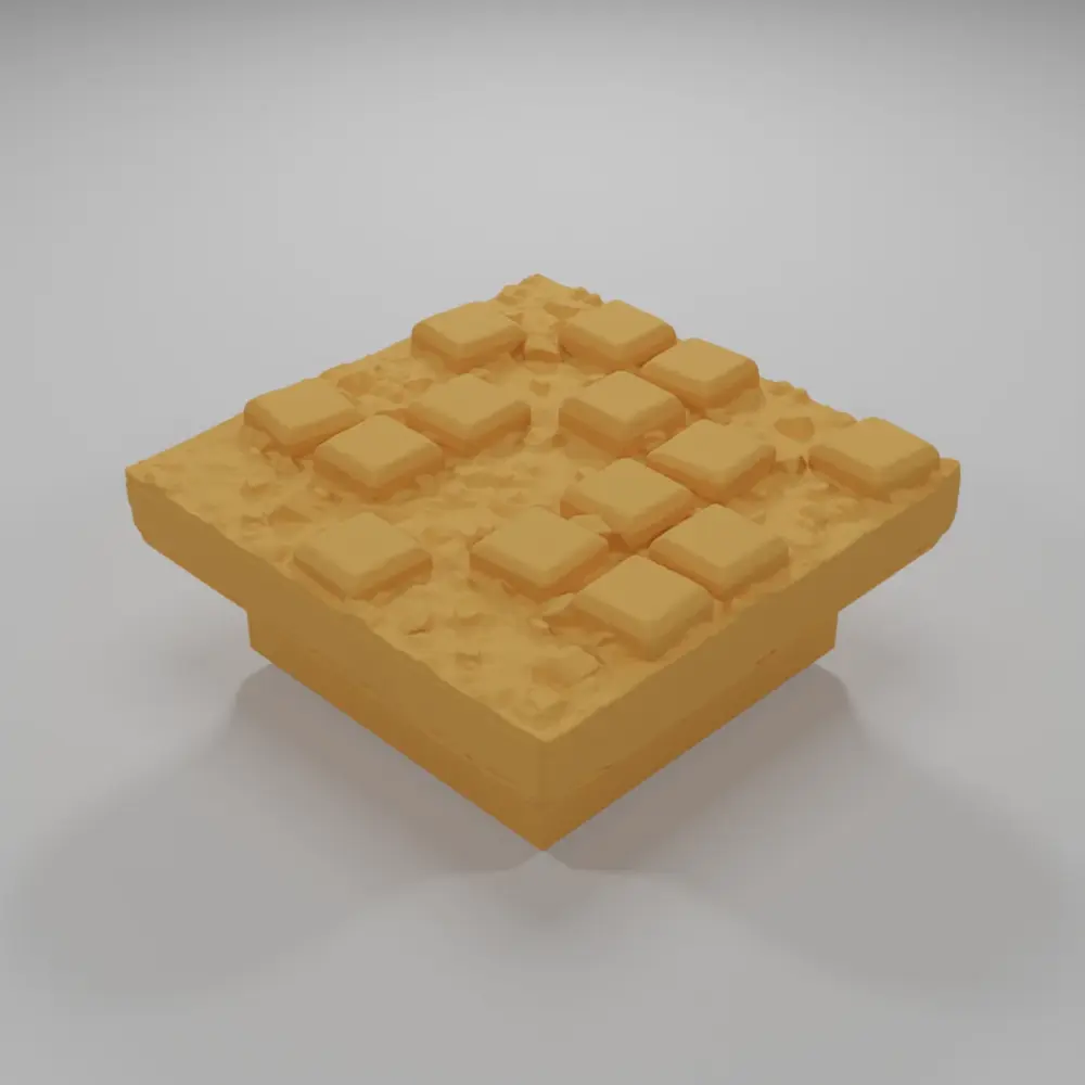Medium Damaged Paved - Medieval Town Part 2 - Dungeon Blocks