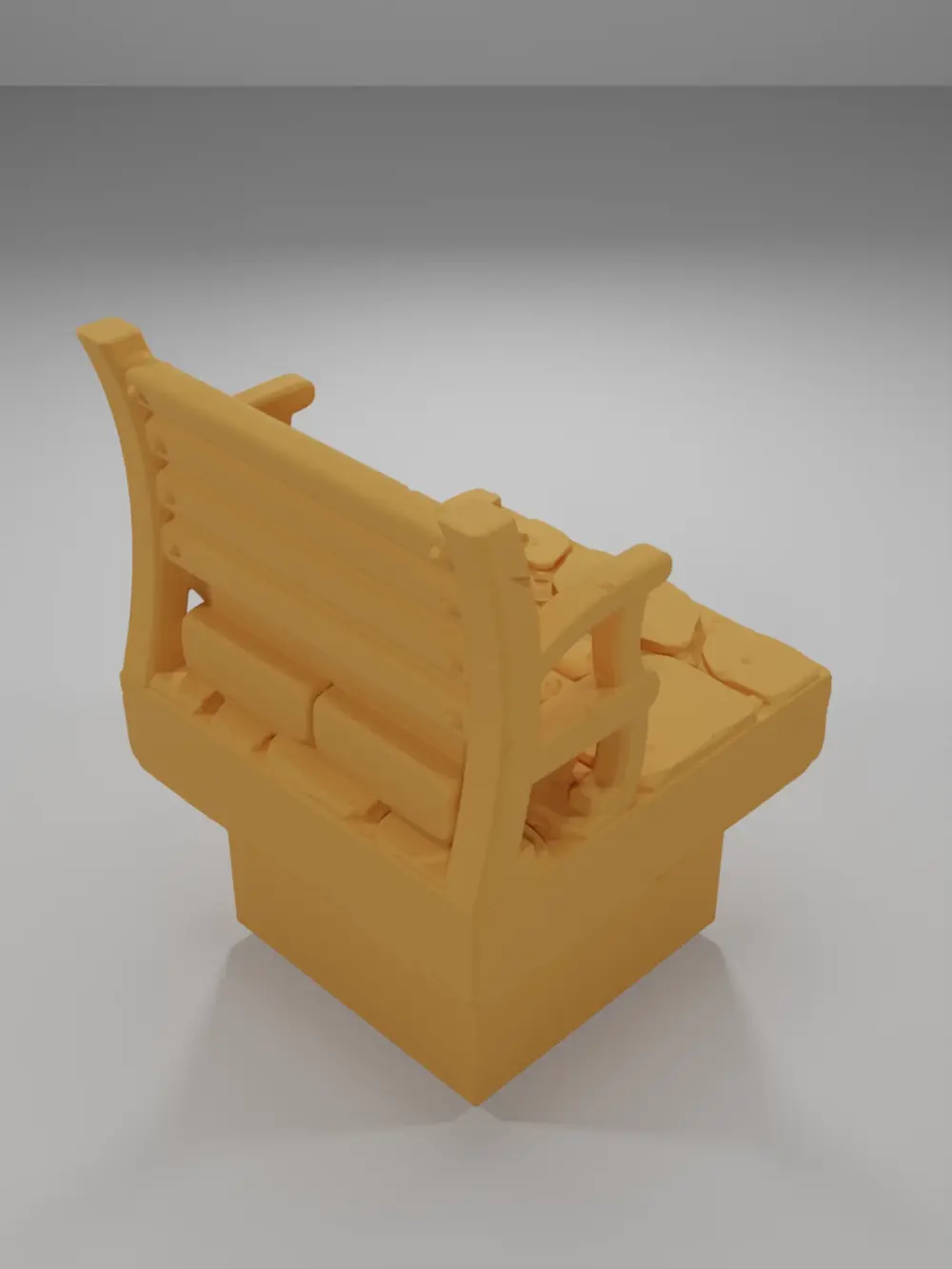Bench - Medieval Town Part 2 - Dungeon Blocks