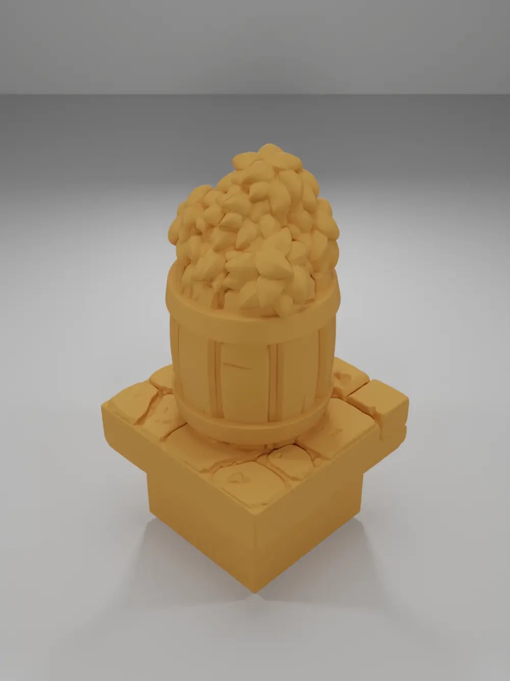Leaves Barrel - Medieval Town Part 2 - Dungeon Blocks