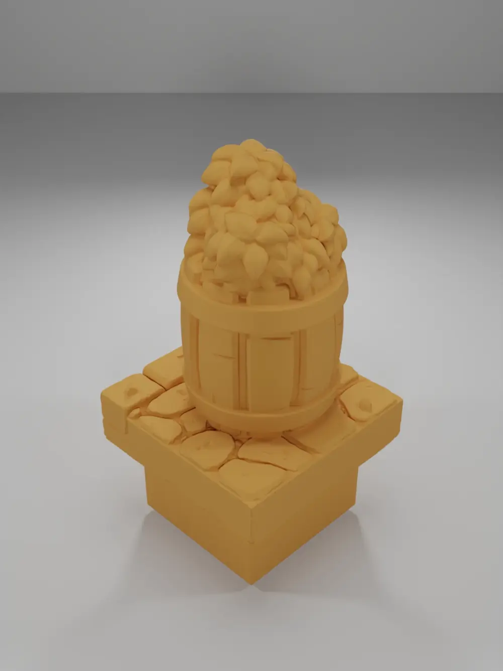 Leaves Barrel - Medieval Town Part 2 - Dungeon Blocks