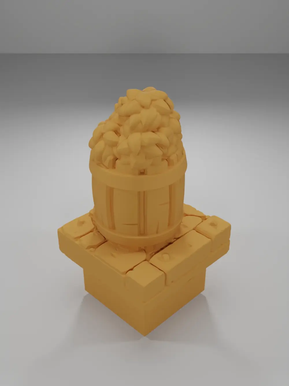 Leaves Barrel - Medieval Town Part 2 - Dungeon Blocks